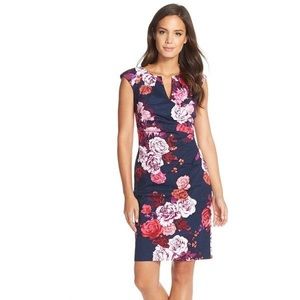Adrianna Papell Floral Brocade Dress